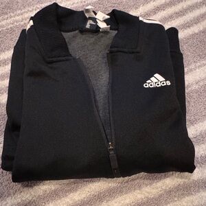 Adidas Black Zip-Up Jacket